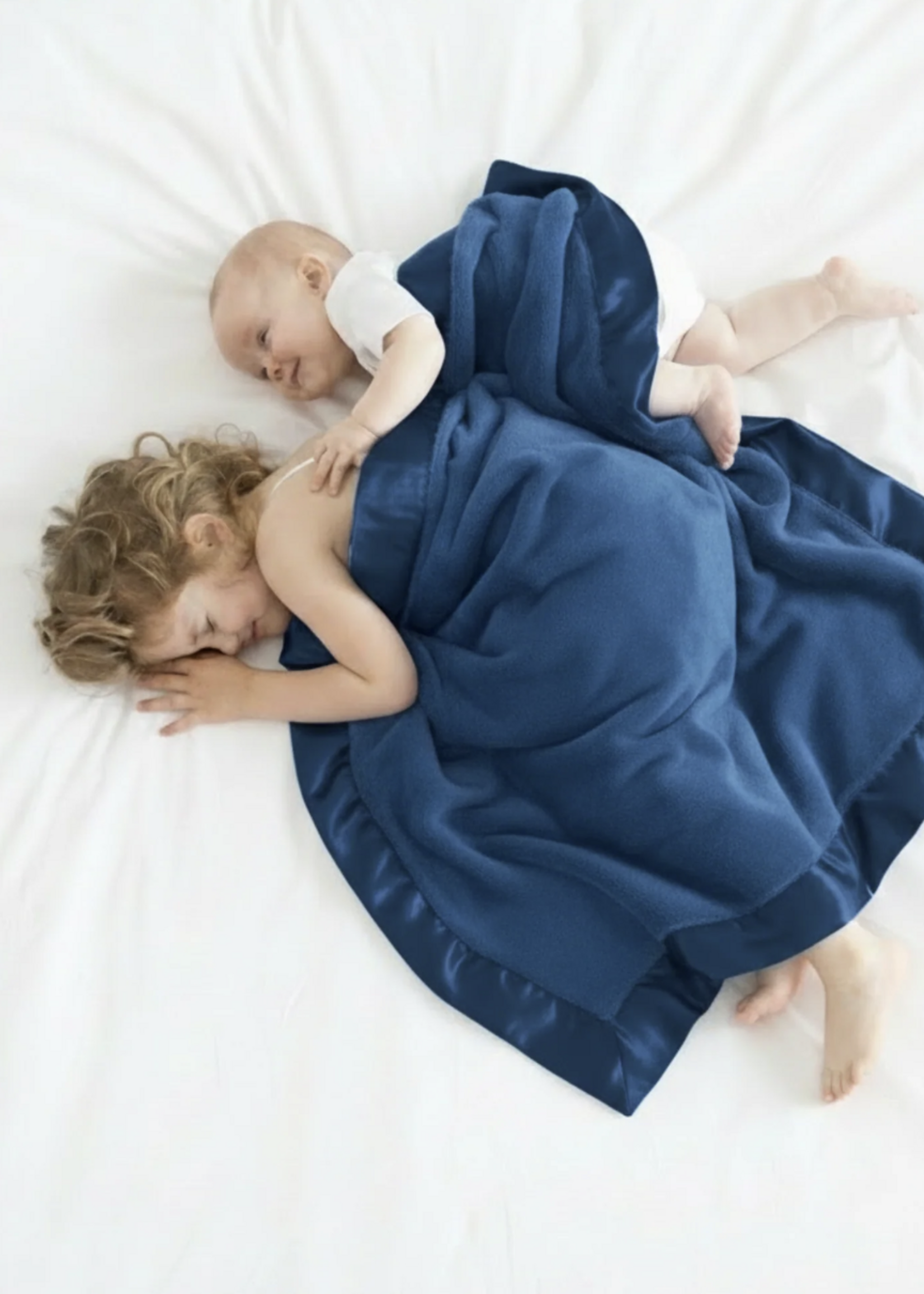 Little Giraffe Luxe Baby Blanket Denim