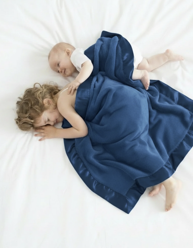 Little Giraffe Luxe Baby Blanket Denim