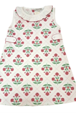 Little Threads Madison Collection Girls A Line Tab Dress