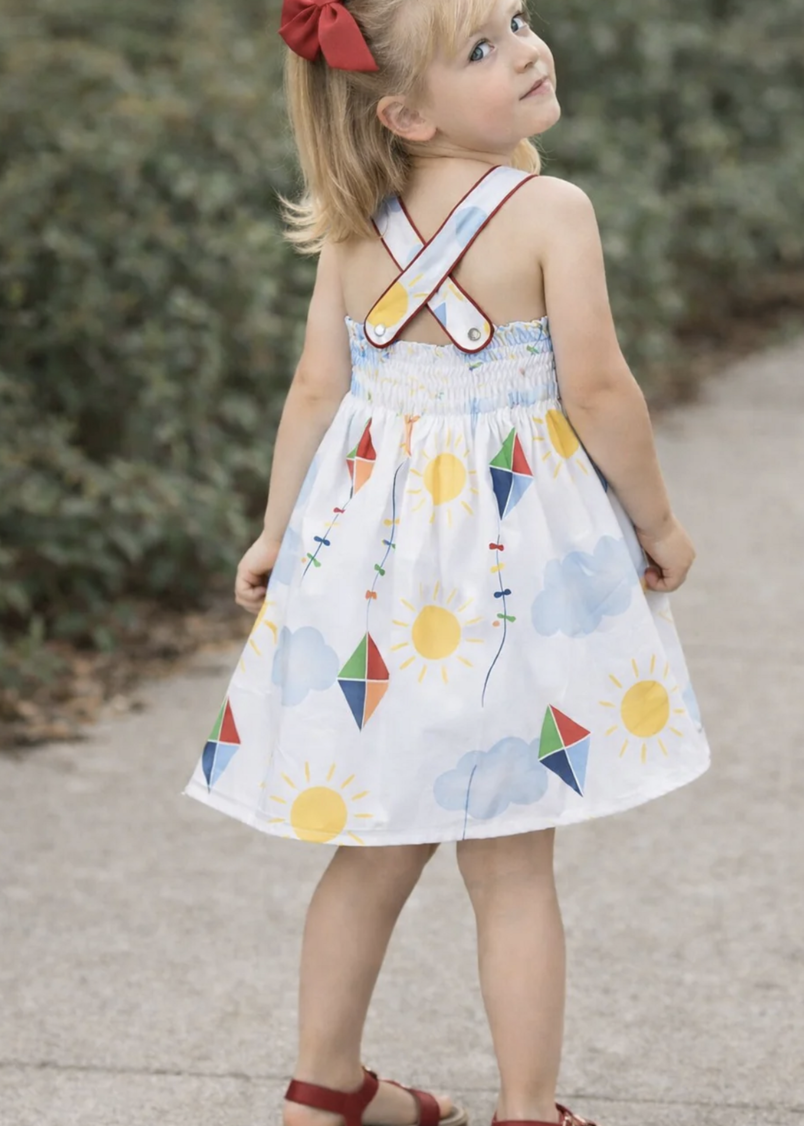 Little Threads Kites Open Back Dress