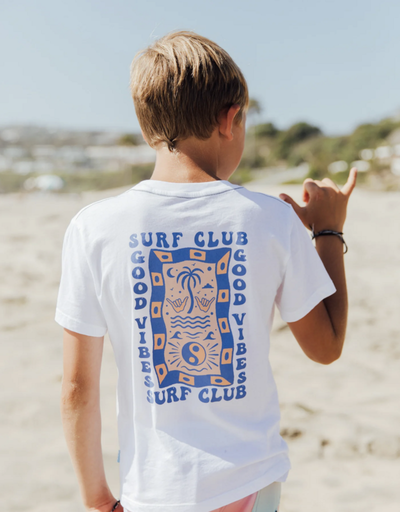 Feather 4 Arrow Vintage White Tee Surf Club