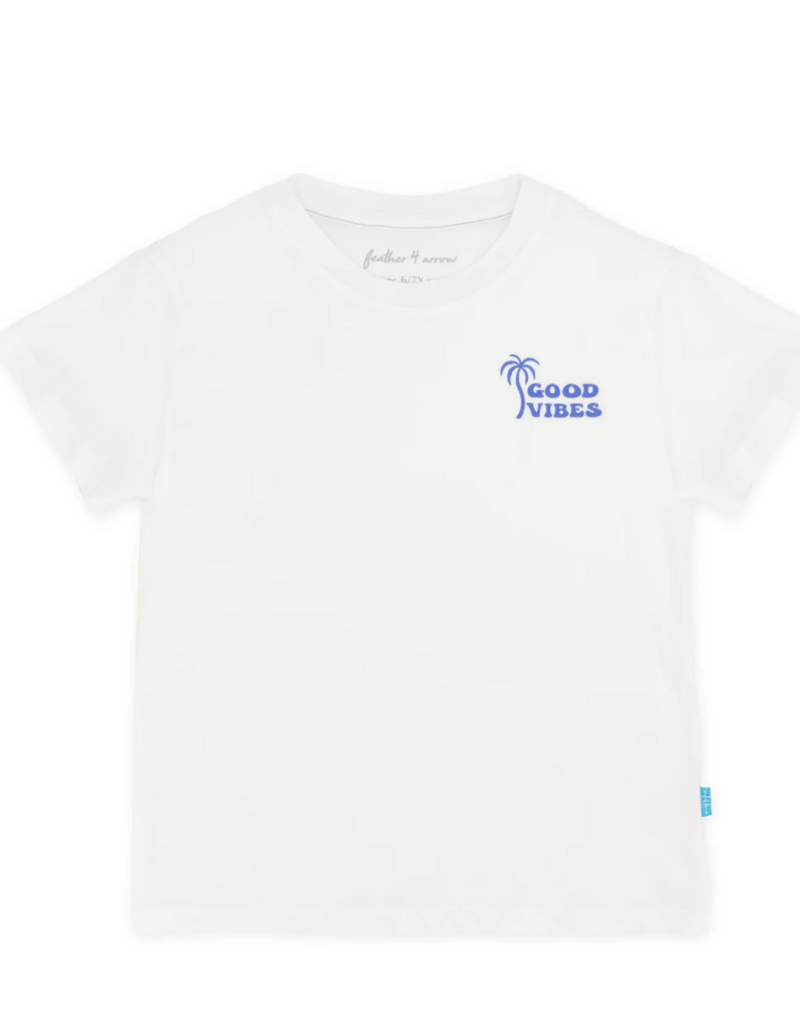 Feather 4 Arrow Vintage White Tee Surf Club