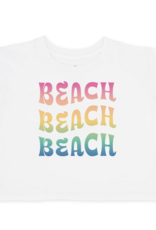 Feather 4 Arrow Boxy White Tee Beach