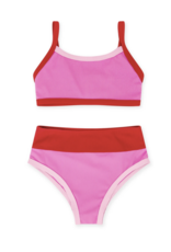 Feather 4 Arrow Retro Ringer Bikini Pink Sunset