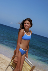 Feather 4 Arrow Maui Bikini Marina Blue