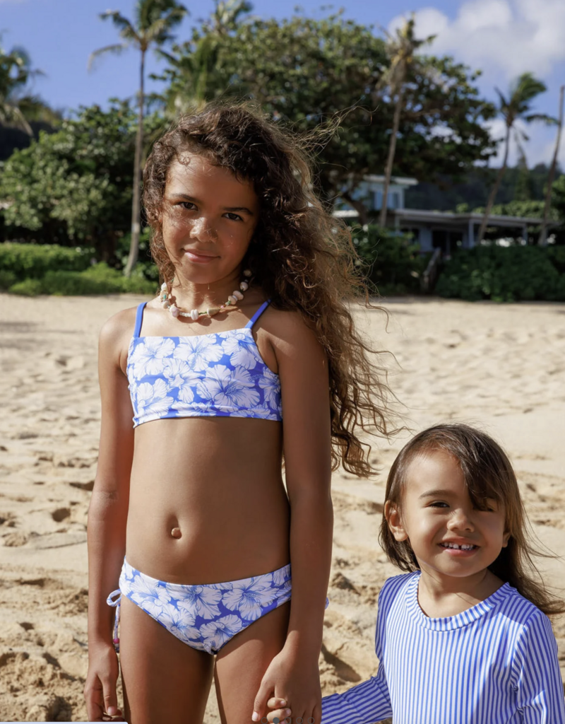 Feather 4 Arrow Strands Bikini Marina Blue