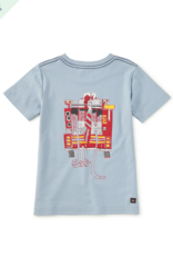 Tea Collection FIRE TRUCK GRAPHIC TEE CLOUD