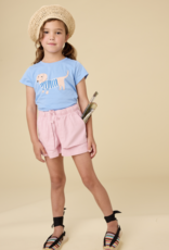 Tea Collection PABLOS PUP GRAPHIC TEE BLUE ORCHID