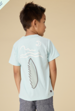 Tea Collection PICASSO WOLF GRAPHIC TEE CANAL BLUE