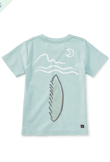 Tea Collection PICASSO WOLF GRAPHIC TEE CANAL BLUE