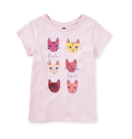 Tea Collection FIESTA TO SIESTA GRAPHIC TEE PINK LADY