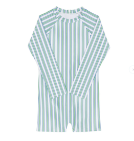 Minnow unisex tamarin stripe rasguard one piece