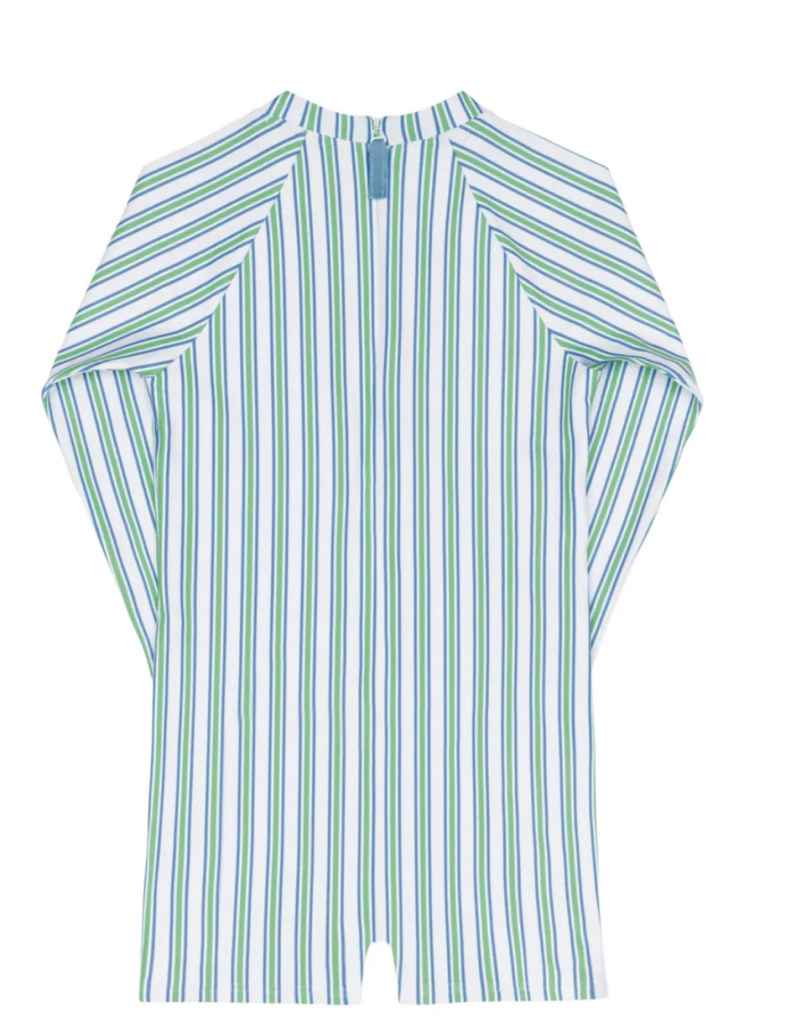 Minnow unisex tamarin stripe rasguard one piece