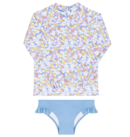 Minnow jasmine blossom rashguard set