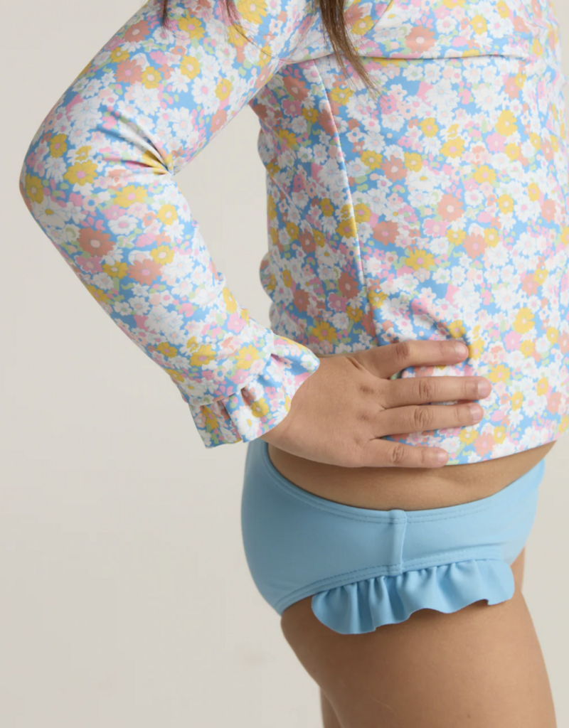 Minnow jasmine blossom rashguard set