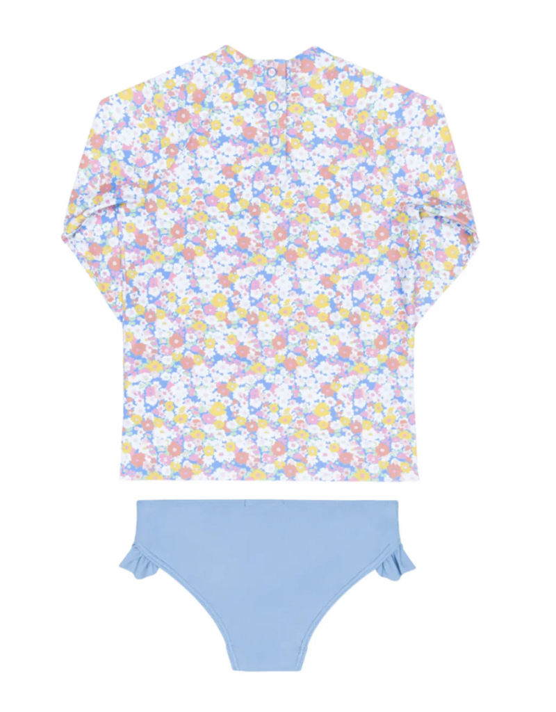Minnow jasmine blossom rashguard set