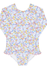 Minnow jasmine blossom rashguard one piece