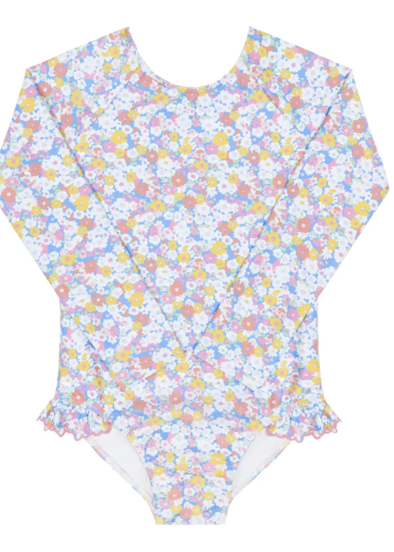 Minnow jasmine blossom rashguard one piece