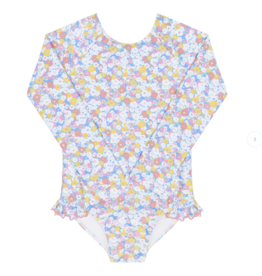 Minnow SALE jasmine blossom rashguard one piece