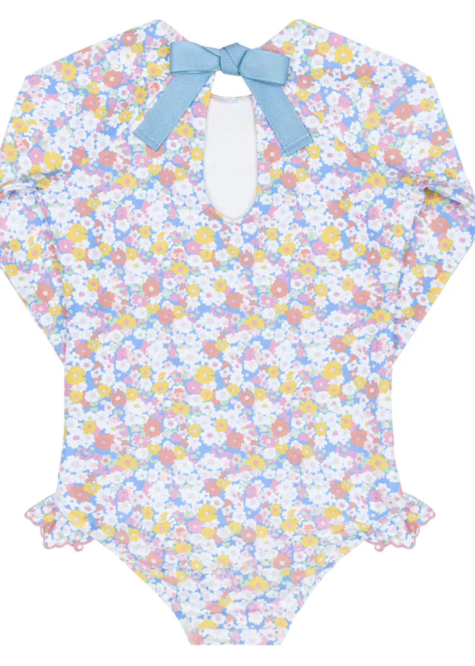 Minnow jasmine blossom rashguard one piece