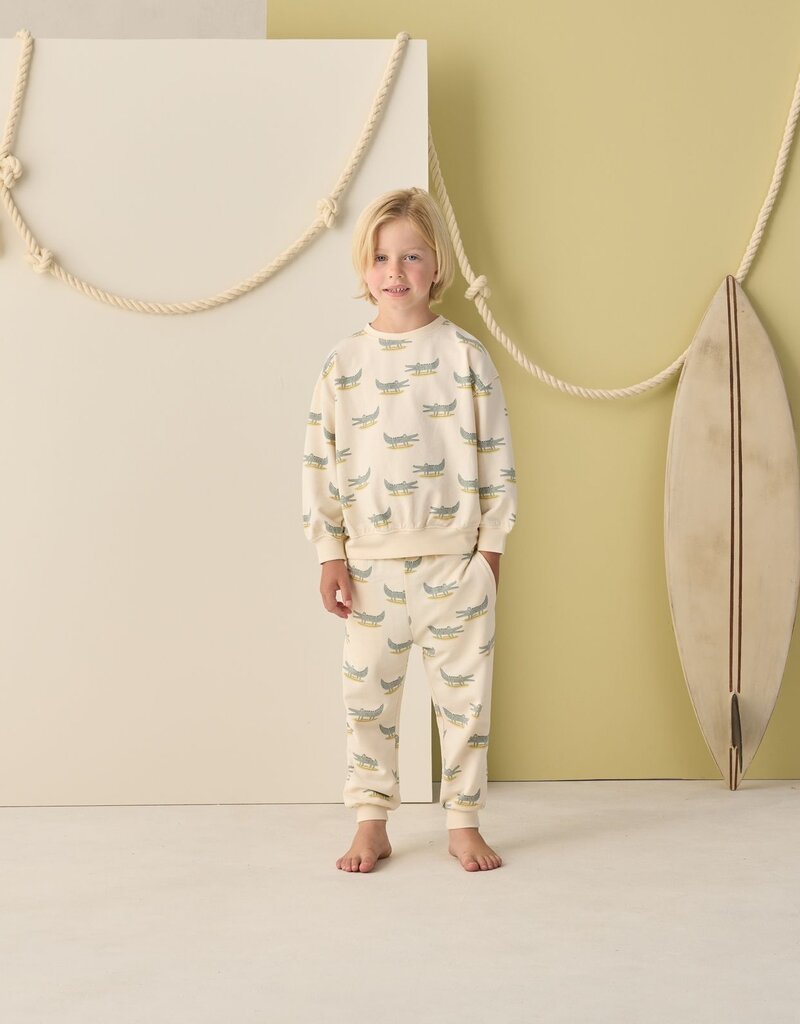 Rylee + Cru Inc. JOGGER SWEATPANT ALLIGATORS
