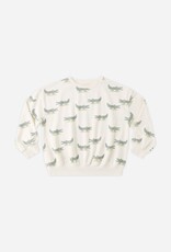 Rylee + Cru Inc. RELAXED SWEATSHIRT ALLIGATORS