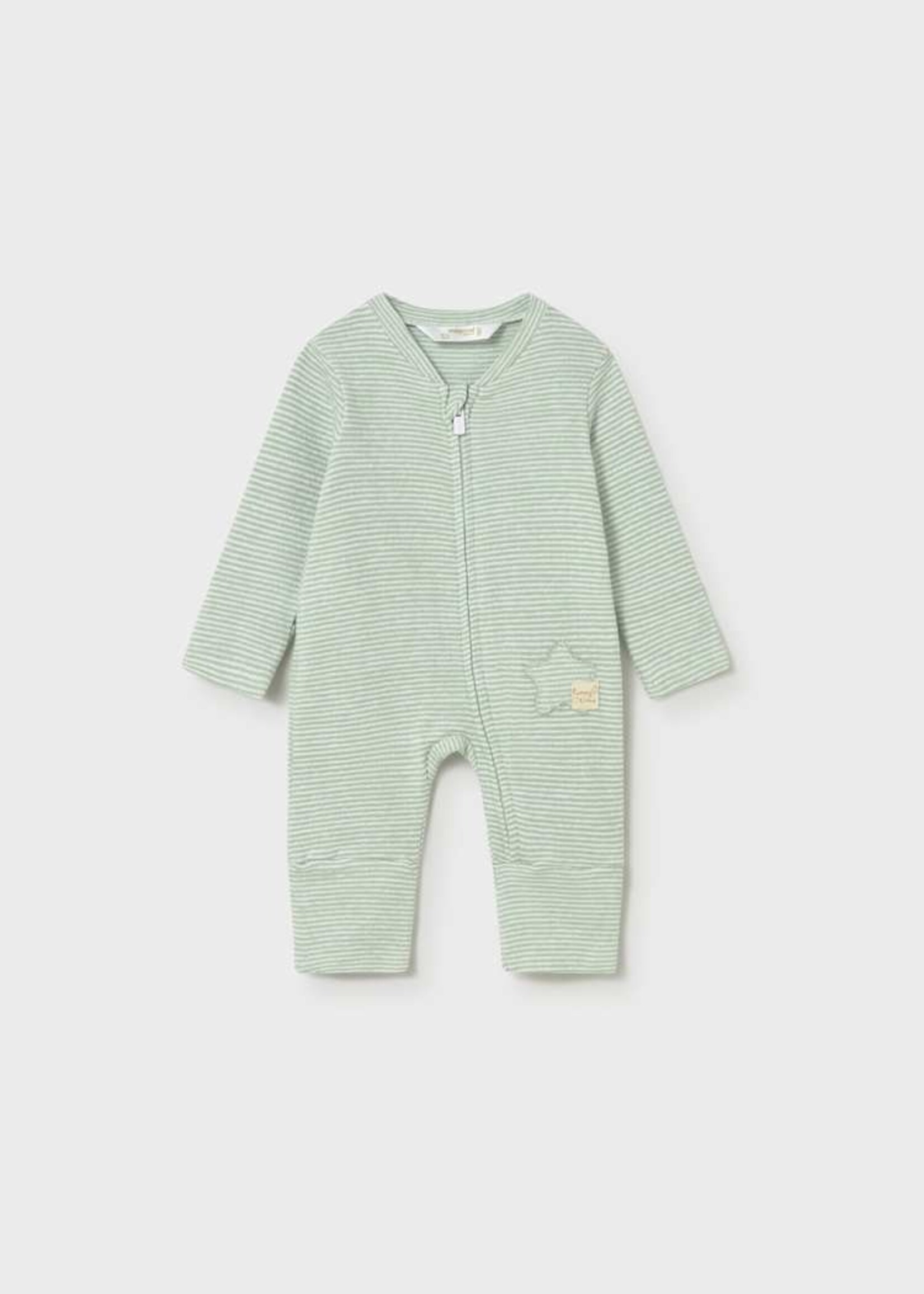 Mayoral Mint Striped Romper