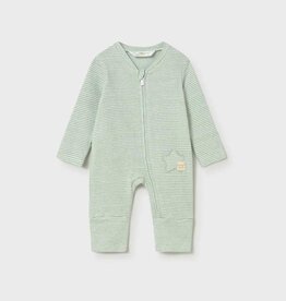Mayoral Mint Striped Romper