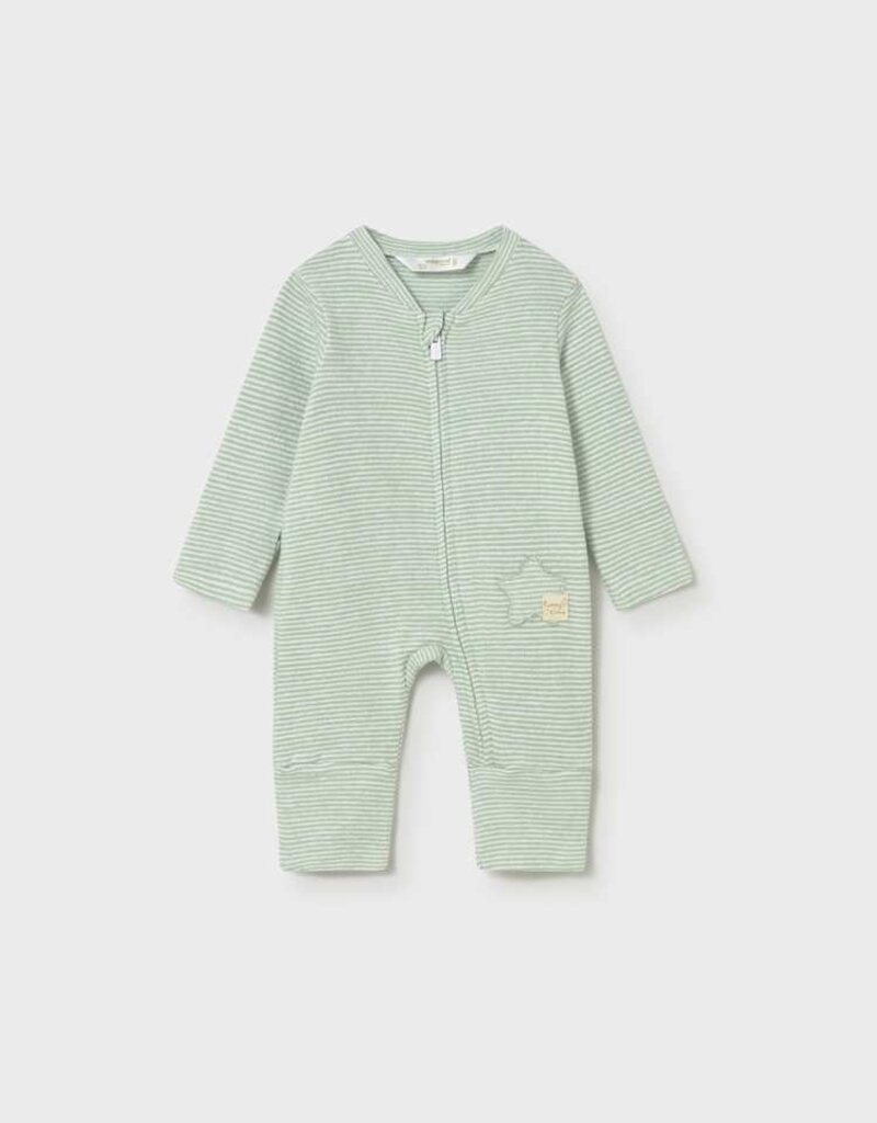 Mayoral Mint Striped Romper
