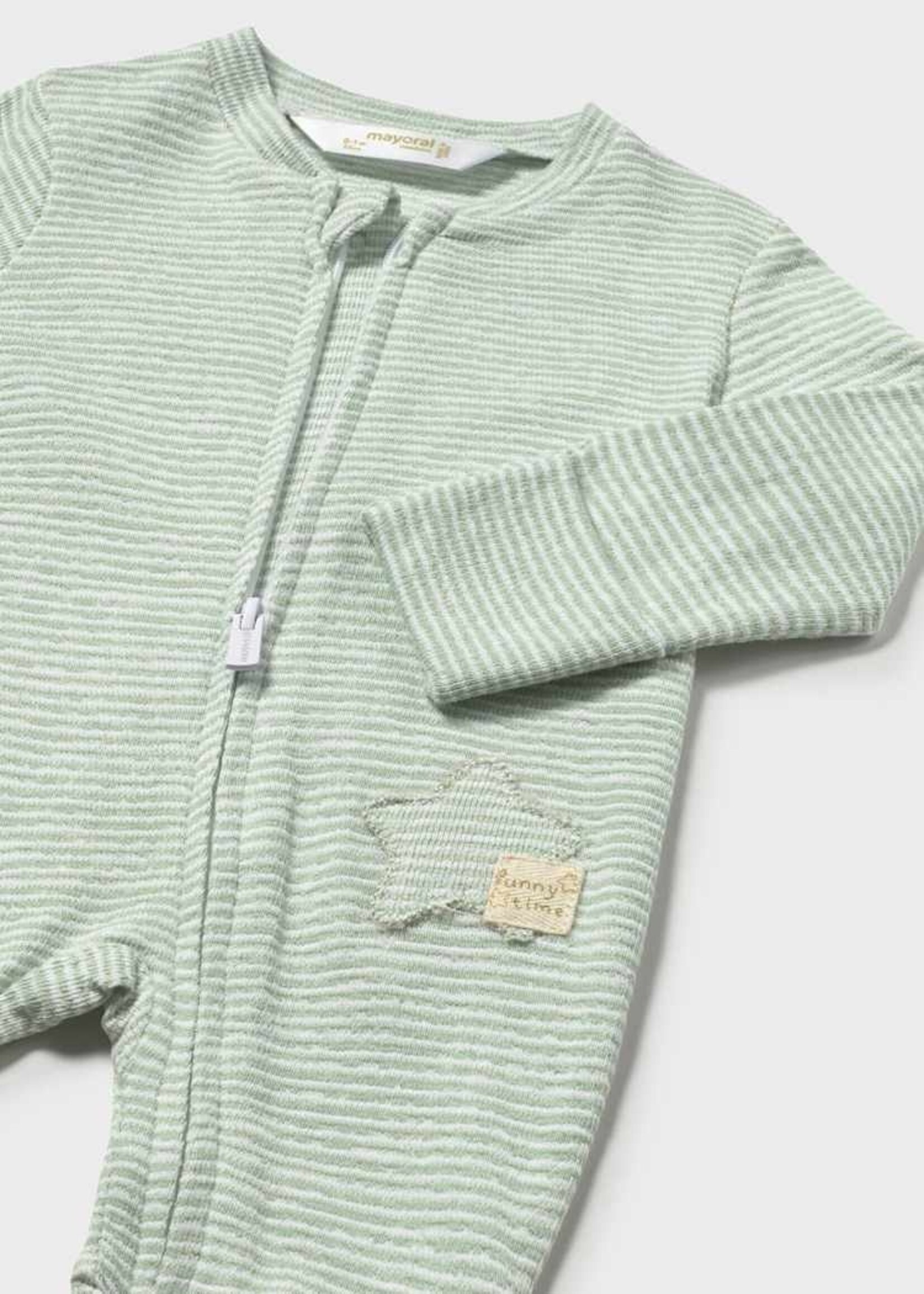 Mayoral Mint Striped Romper