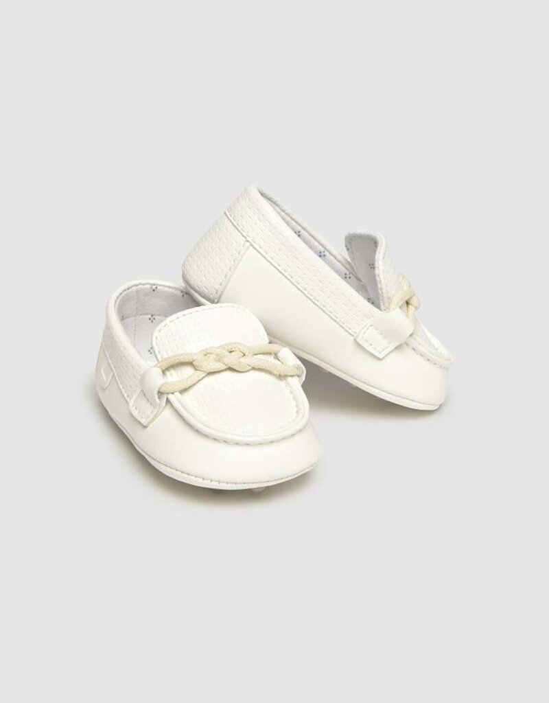 Mayoral Boys White Moccasins