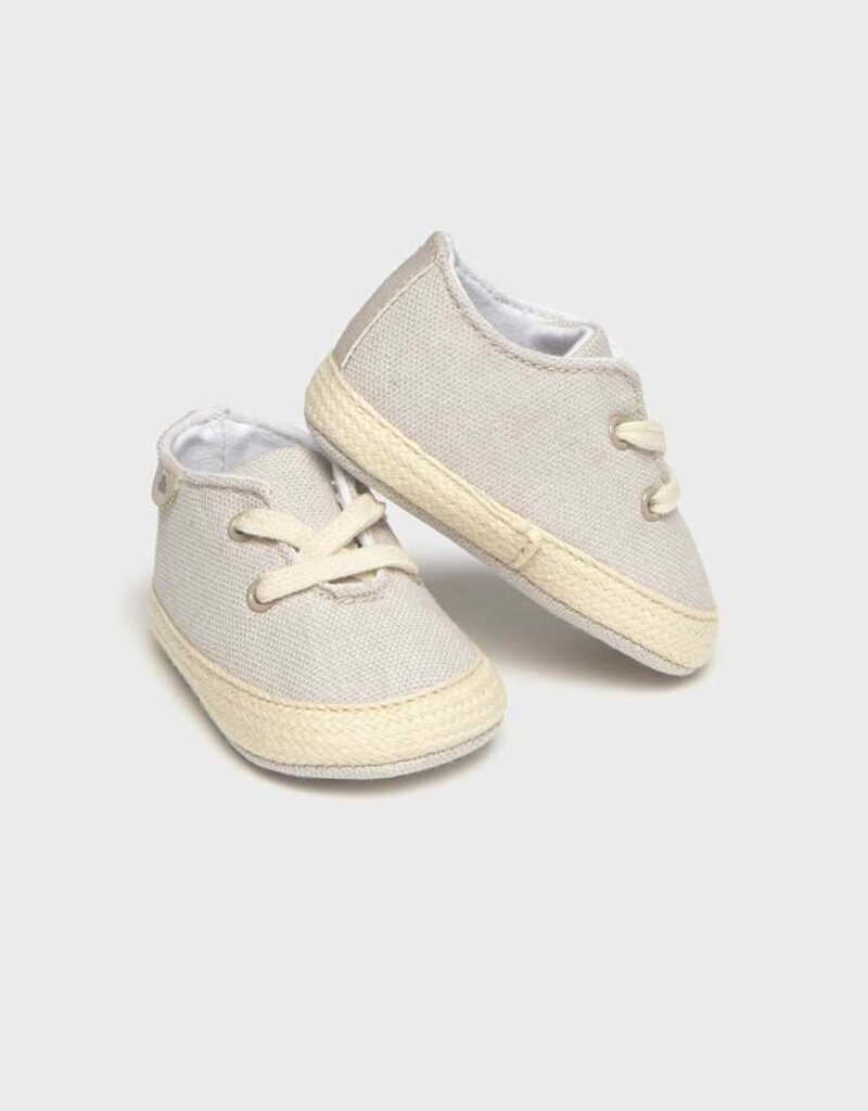 Mayoral Boys Linen Cream Shoes