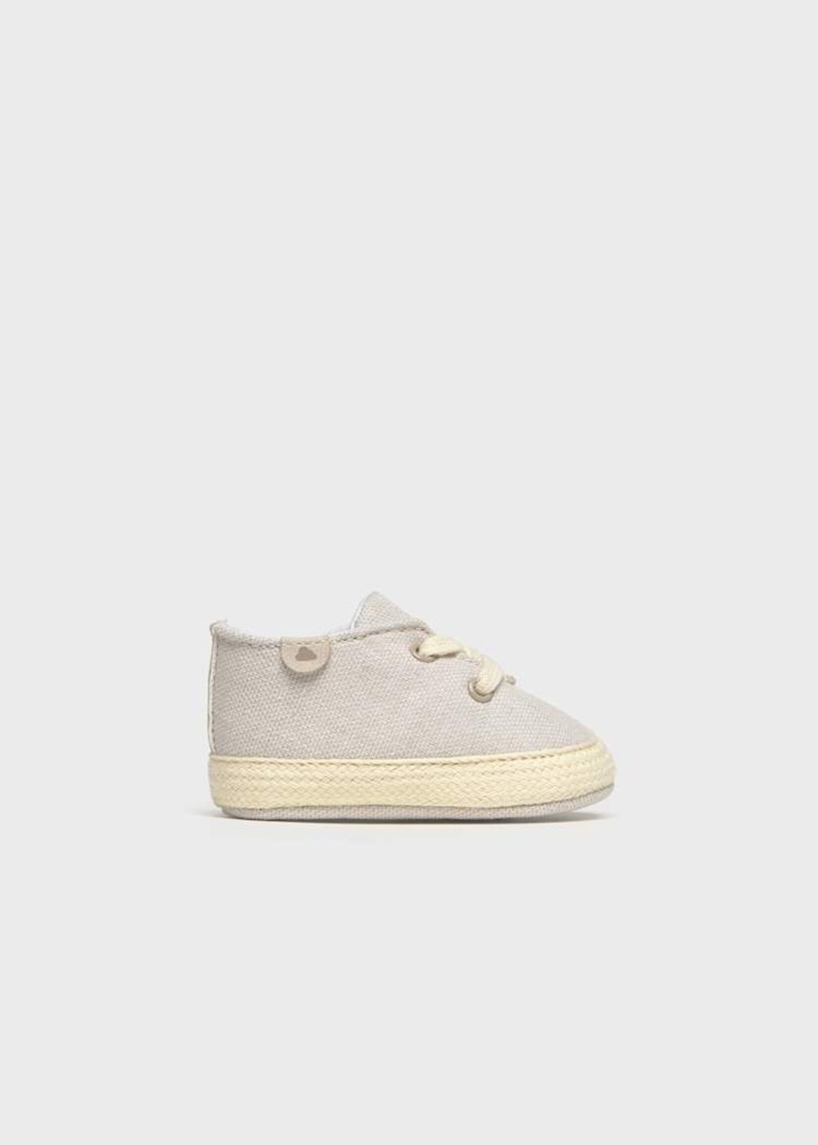 Mayoral Boys Linen Cream Shoes