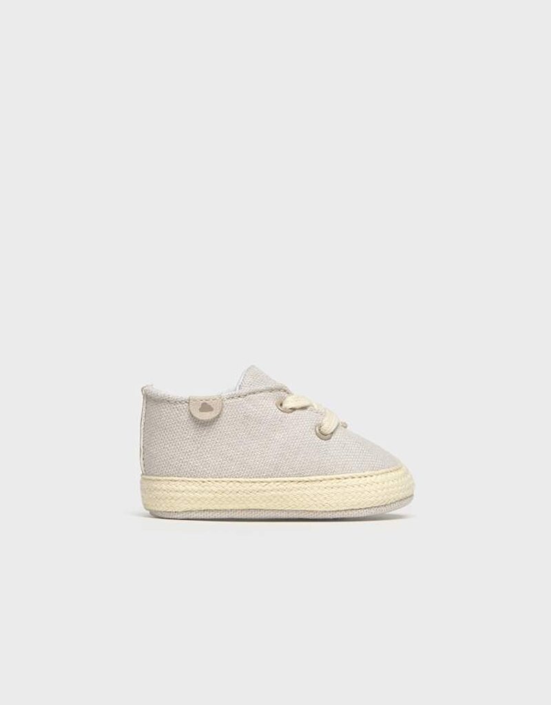 Mayoral Boys Linen Cream Shoes