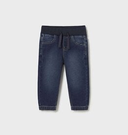 Mayoral Baby Boy Soft Denim Jogger Pants Dark