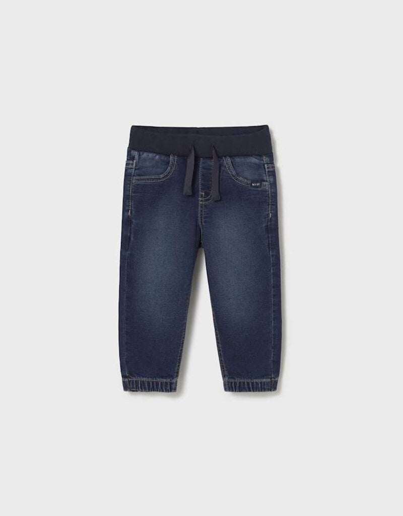Mayoral Baby Boy Soft Denim Jogger Pants Dark