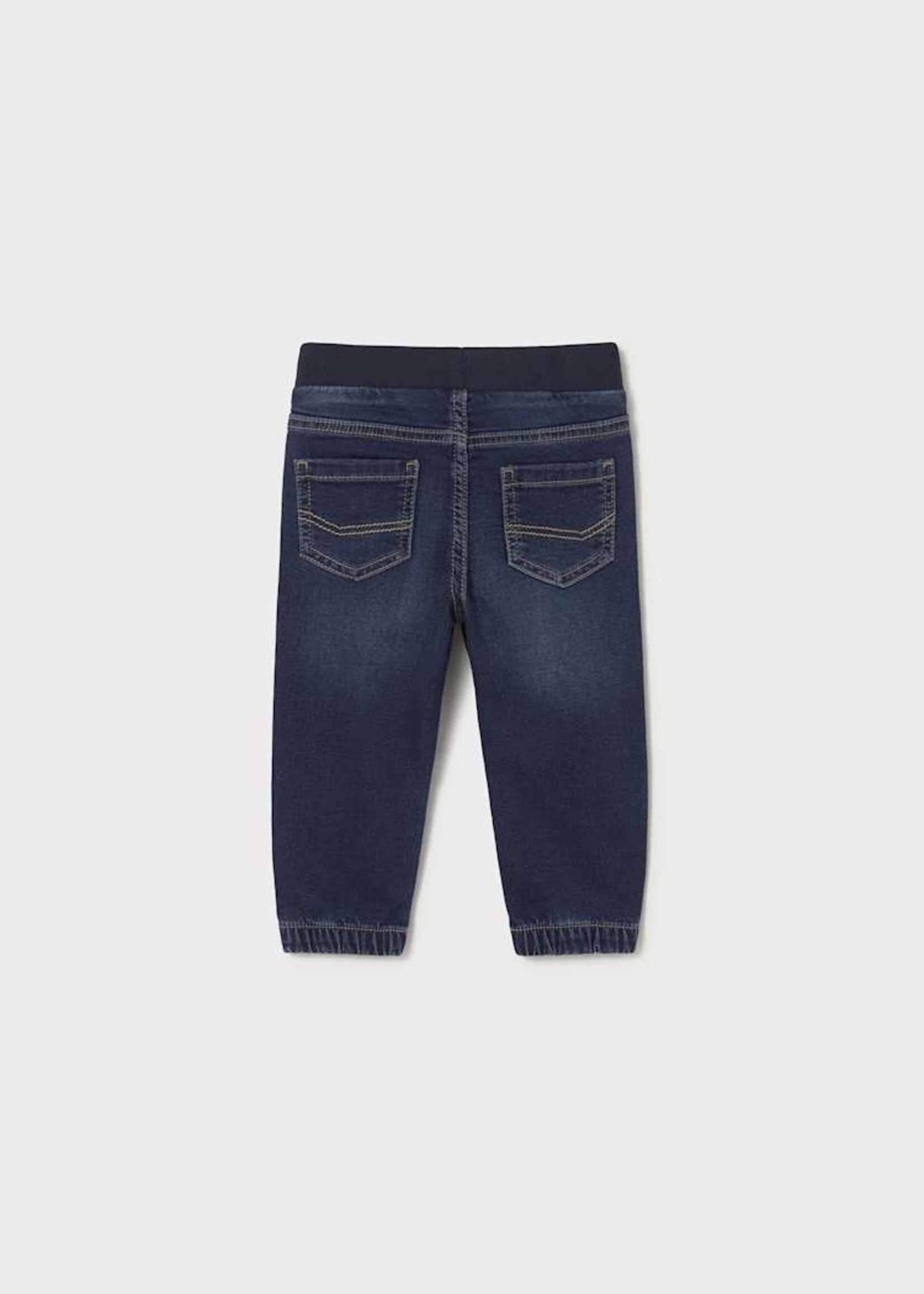 Mayoral Baby Boy Soft Denim Jogger Pants Dark