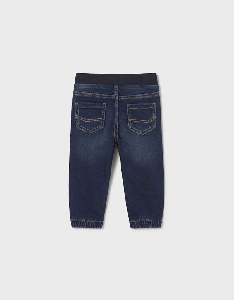 Mayoral Baby Boy Soft Denim Jogger Pants Dark