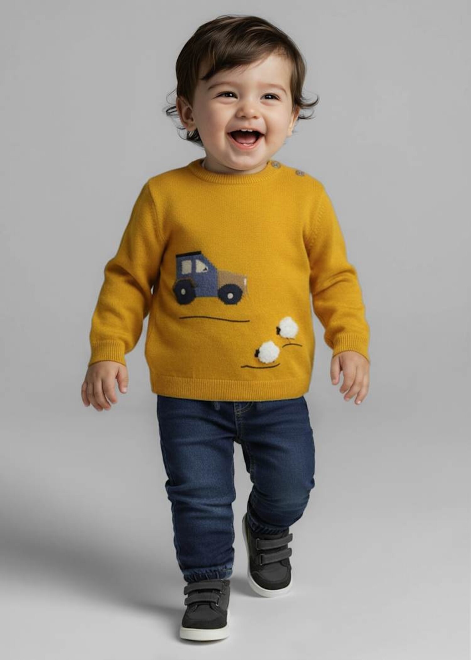Mayoral Baby Boy Soft Denim Jogger Pants Dark