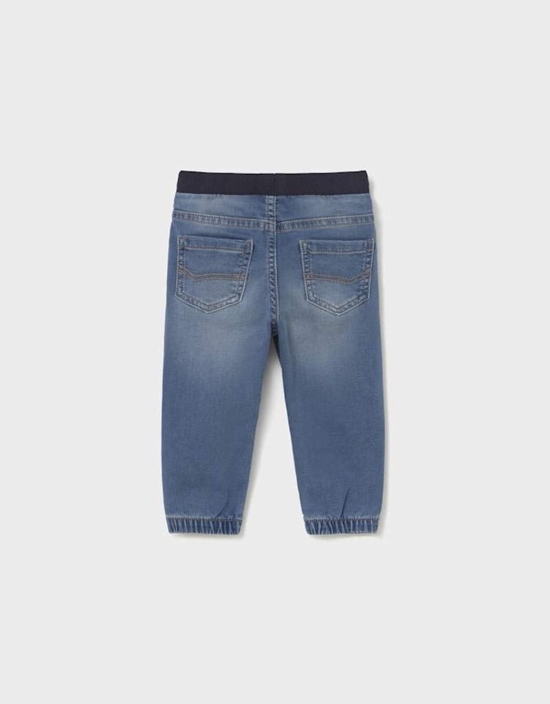Mayoral Baby Boy Soft Denim Jogger Pants Medium