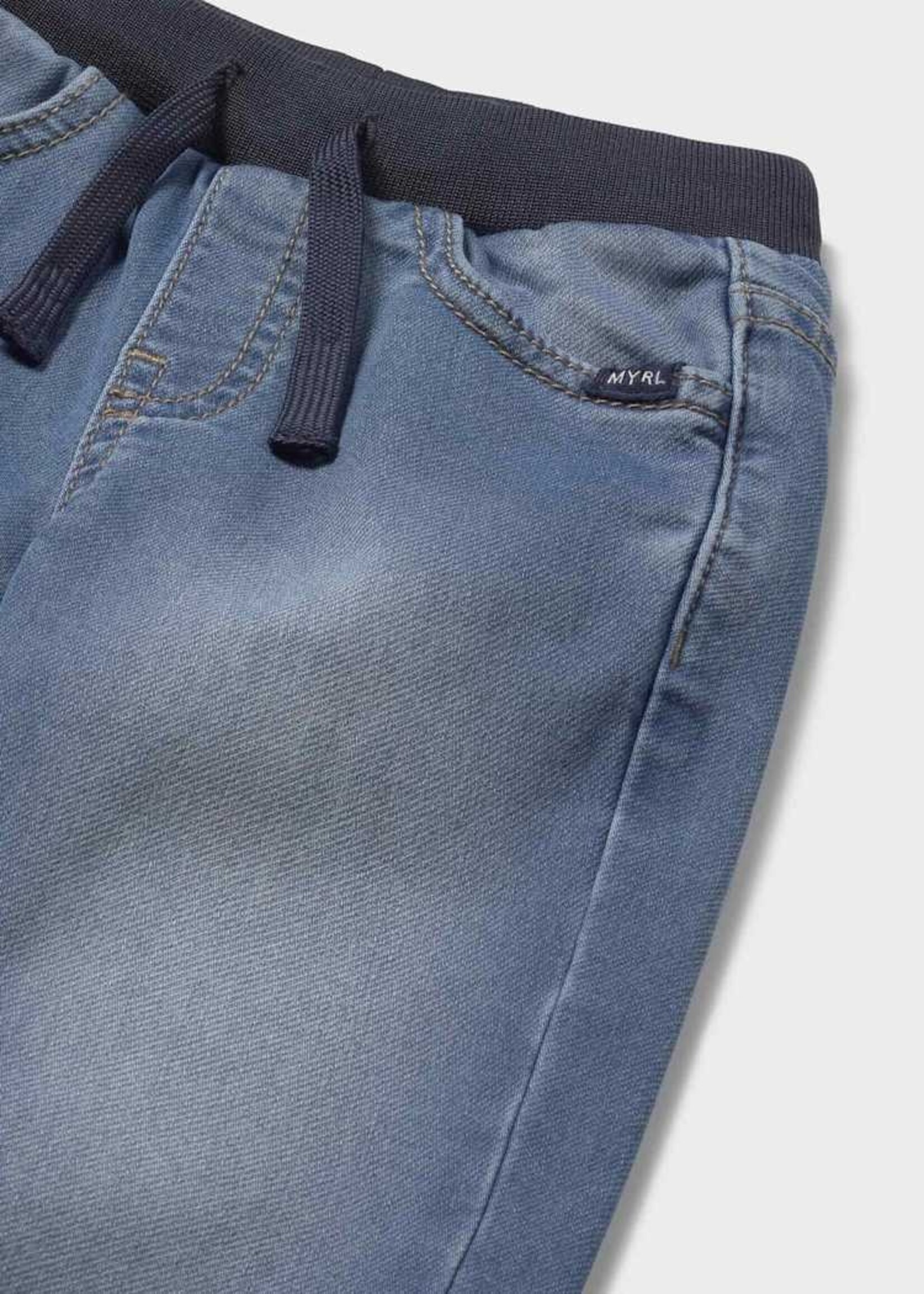 Mayoral Baby Boy Soft Denim Jogger Pants Medium