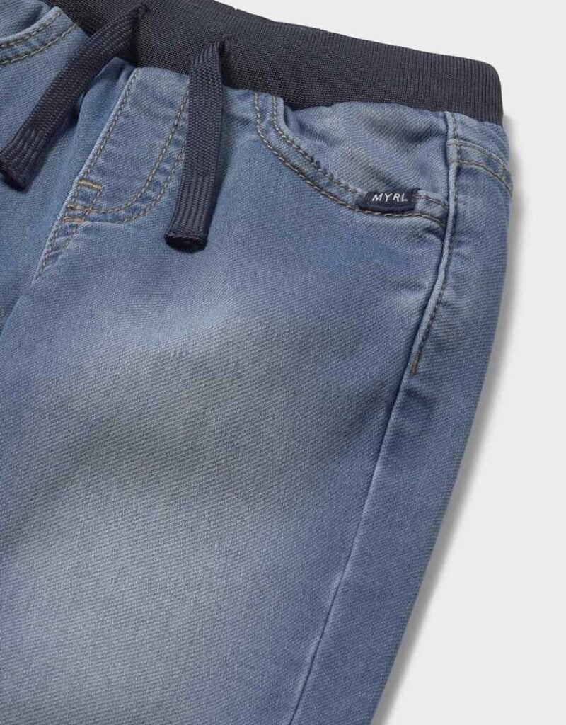 Mayoral Baby Boy Soft Denim Jogger Pants Medium