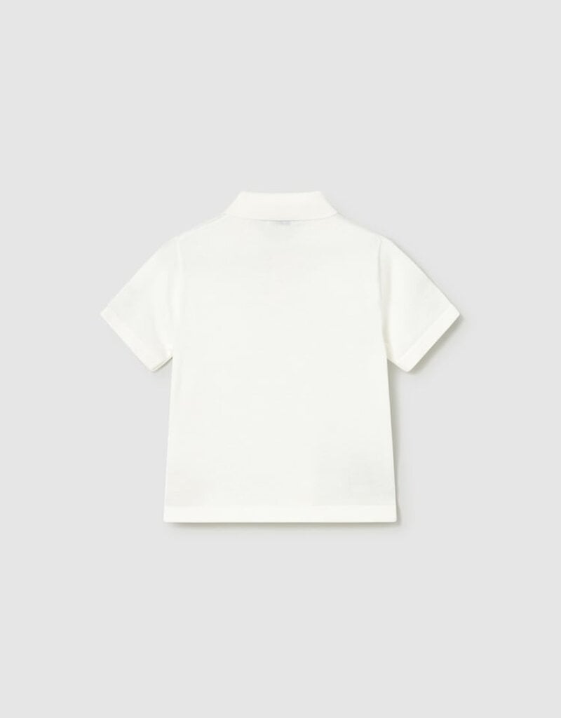 Mayoral Baby Boy S/S Polo Cream