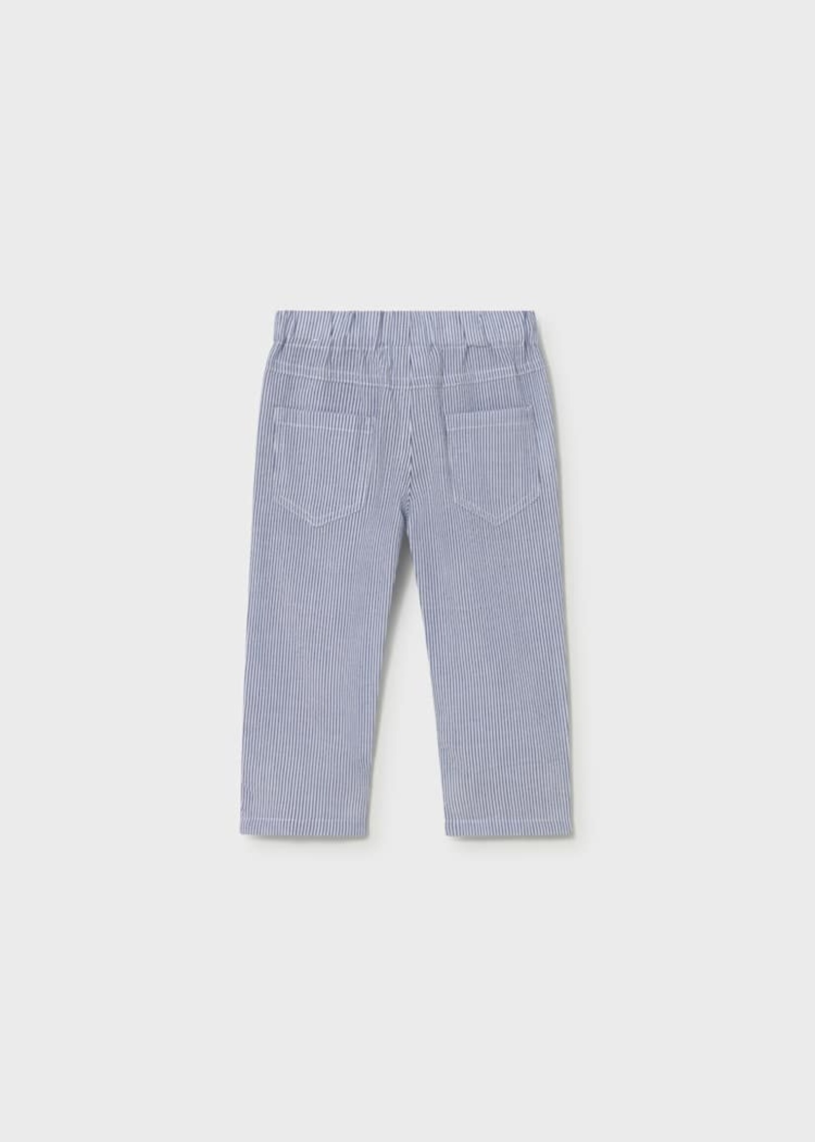 Mayoral Baby Boy Capri Blue Seersucker Pants
