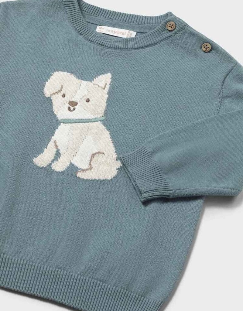 Mayoral Baby Boy Jade Puppy Sweater