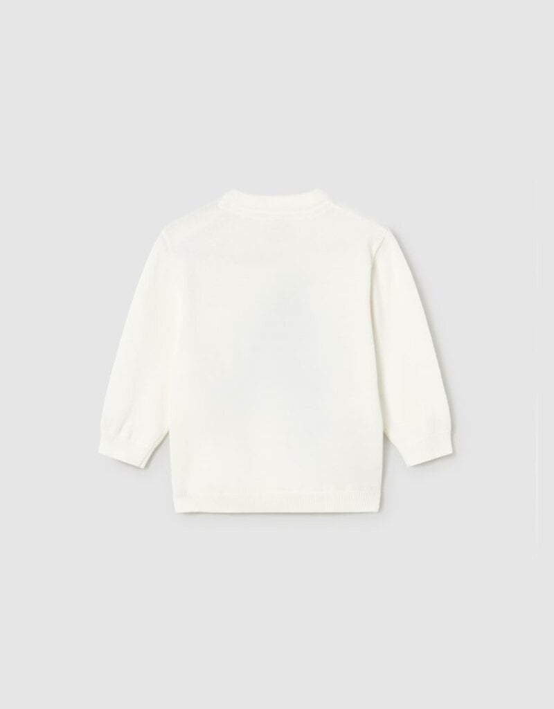 Mayoral Baby Boy Cream Sailboat Sweater