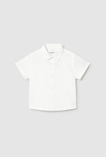 Mayoral Baby Boy S/S Linen White Buttondown
