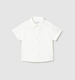 Mayoral SALE Baby Boy S/S Linen White Buttondown