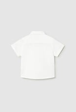 Mayoral Baby Boy S/S Linen White Buttondown