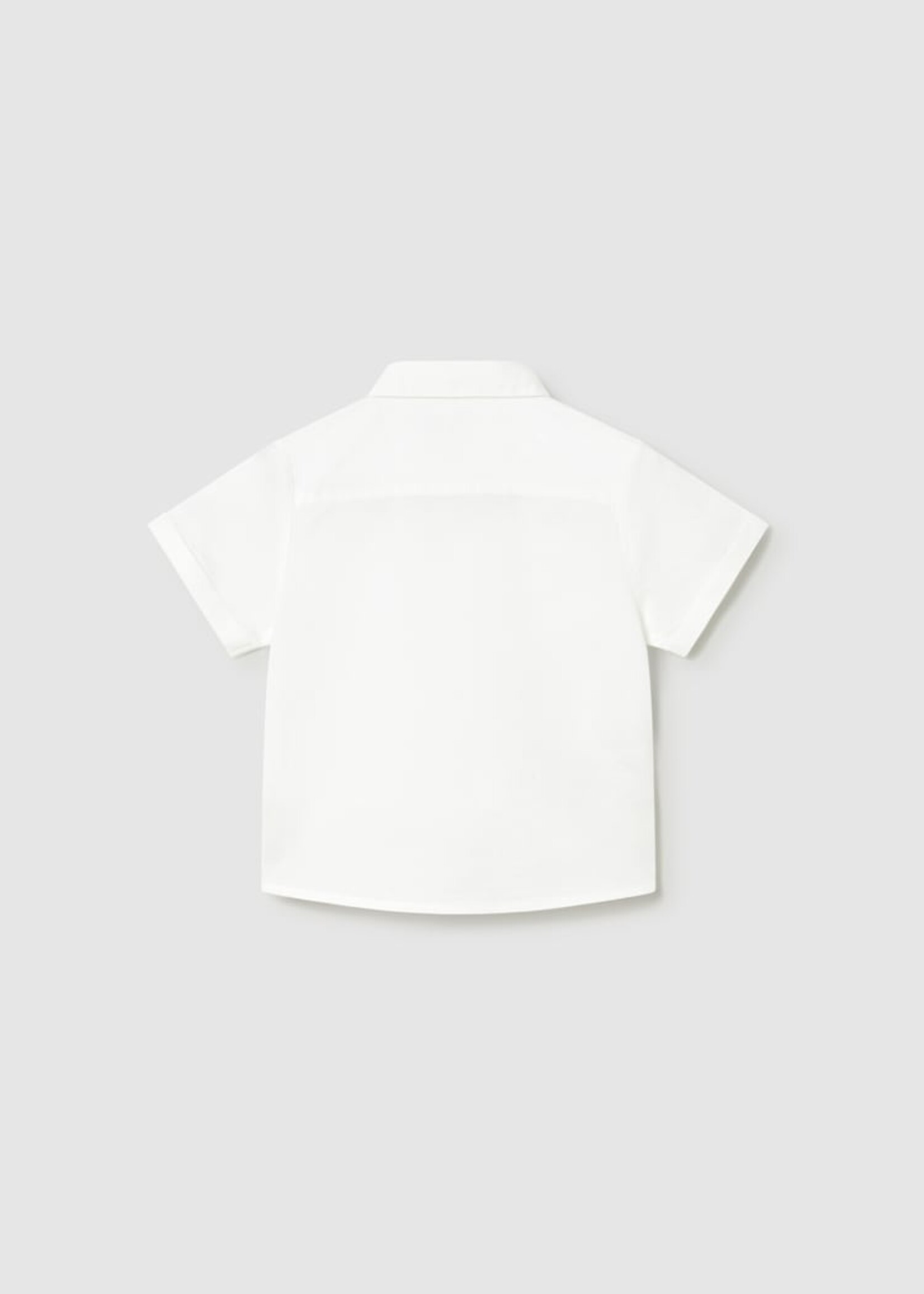 Mayoral Baby Boy S/S Linen White Buttondown